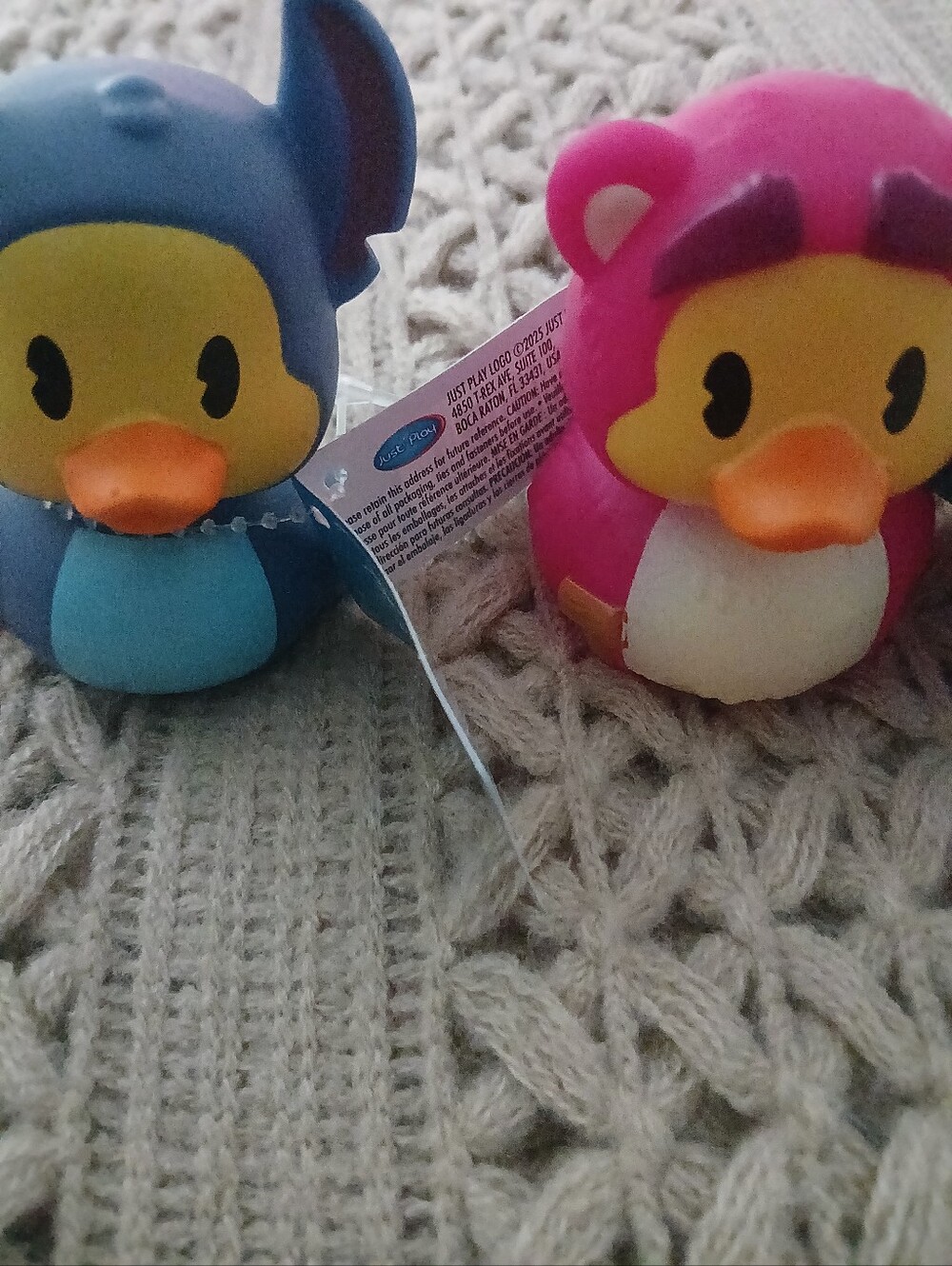 SET OF 2 DISNEY  DUCKS LOTSO/ANXIETY NWT